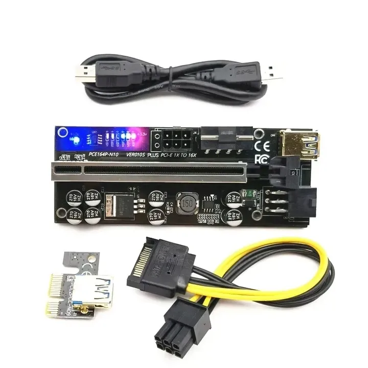 adapter-pci-e-usb-riser-splitter-4x-riser-010s