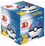 puzzle-3d-54-kula-pokemon-niebieska