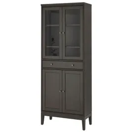 ikea-idanas-witryna-ze-szklanymi-drzwiami-ciemnobrazowy-81x39x211-cm