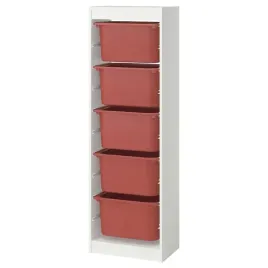 ikea-trofast-regal-bialy-5-pojemnikow-czerwonych