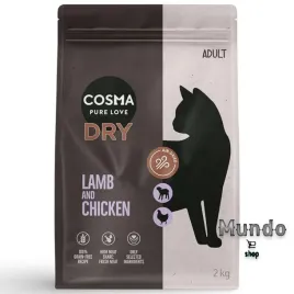 sucha-bezzbozowa-karma-dla-kota-cosma-dry-jagniecina-i-kurczak-2-kg