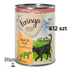 mokra-karma-feringa-classic-smak-kaczka-i-cielecina-400g-12-szt