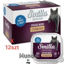 mokra-karma-smilla-sterilised-w-tackach-smak-indyk-z-pstragiem-100g-12-szt