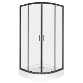 kerra-aruba-bl-kabina-prysznic-polokragla-90x185cm-transp-czarny-brodzik