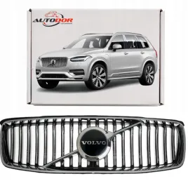 volvo-xc90-2019-grill-atrapa-przod-czarna-chrom-otwor-na-kamere-emblemat