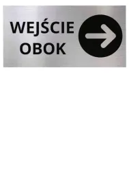 tabliczka-aluminiowa-wejscie-obok-20x10-cm-informacyjna-wysoka-jakosc