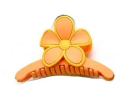 duza-spinka-klamra-plastikowa-kwiatek-matowa-pomaranczowo-zolty-10cm