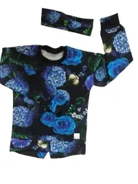 bluza-niebieskie-kwiaty-rozmiar-170