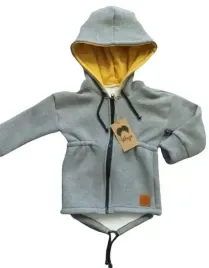 bluza-parka-szaro-musztardowa-rozmiar-170