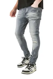 boohooman-meskie-jeansy-rurki-z-dziurami-i-przetarciami-niebieskie-36-z3a
