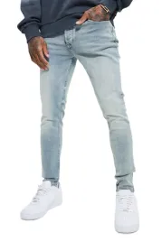 boohooman-meskie-jeansy-rurki-niebieskie-z-przetarciami-32-z3a