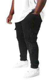 boohooman-czarne-jeansy-meskie-slim-size-z-naszywkami-40-z3a