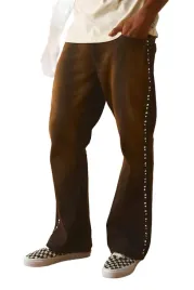 boohooman-meskie-jeansy-proste-z-cwiekami-na-bokach-brazowe-30r-z3a