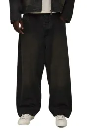boohooman-luzne-czarne-jeansy-meskie-z-obciaganym-mankietem-36r-z3a