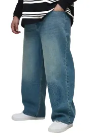 boohooman-meskie-jeansy-baggy-niebieskie-z-haftem-plus-size-42-z3a