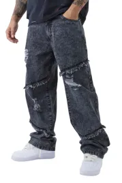 boohooman-meskie-jeansy-czarne-przetarcia-i-laty-luzne-dlugie-32-z3a