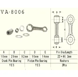 vesrah-korbowod-kawasaki-kx80-92-97r