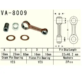 vesrah-korbowod-kawasaki-kx85-01-18-kx100-98-18r