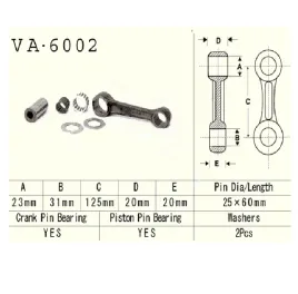 vesrah-korbowod-yamaha-yz250-90-98r