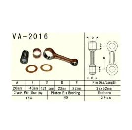vesrah-korbowod-yamaha-yfm400-yfm450