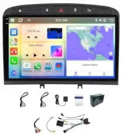 radio-nawigacja-carplay-peugeot-308-408-wifi-android-4gb-64gb