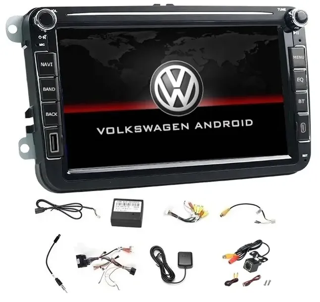 RADIO GPS ANDORID VW PASSAT B6 B7 GOLF 5 6 TOURAN CADDY WIFI USB 2GB 32GB