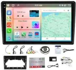radio-nawigacja-gps-android-ford-transit-custom-2020-2024-carplay-4-64gb
