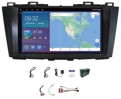 RADIO NAWIGACJA GPS MAZDA 5 2011-2015 WIFI CARPLAY USB 4GB 64GB