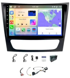 radio-nawigacja-android-mercedes-w211-2002-10-carplay-6gb-128gb