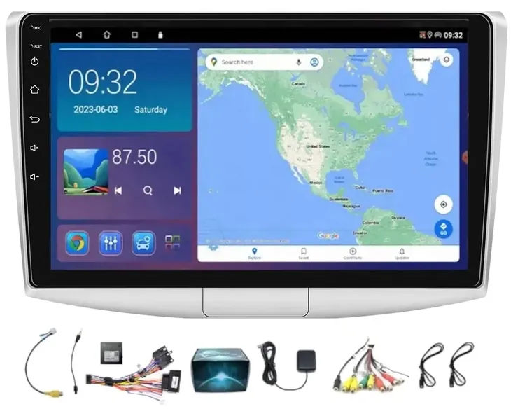 RADIO GPS ANDROID VW PASSAT B6 B7 CC 2005-2014 USB CARPLAY USB RDS 2GB 64GB