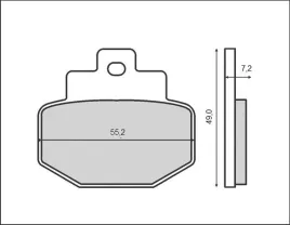 brenta-klocki-hamulcowe-kh321-organic-gilera-piaggio-vespa-tyl