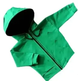 bluza-zielona-na-zamek-rozmiar-74