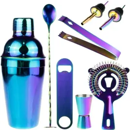 zestaw-barmanski-do-drinkow-teczowy-shaker-jigger-nalewak-lyzka-8el-premium