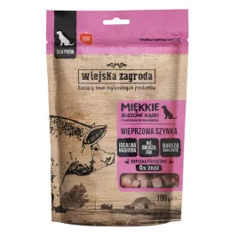 przysmak-dla-psa-wiejska-zagroda-wieprzowa-szynka-100g-miekkie-suszone