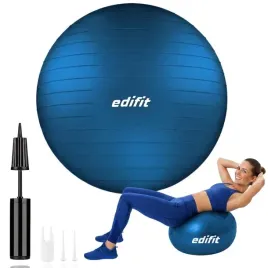 edifit-pilka-gimnastyczna-fitness-yoga-pilates-65-cm-niebieska