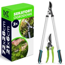 sekator-do-galezi-ogrodowy-zywoplotu-krzewow-reczny-sekatory-zestaw-2szt