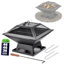 grill-weglowy-ogrodowy-palenisko-do-ogniska-grilla-z-rusztem-pokrywa-46cm