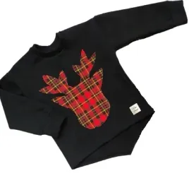 bluza-renifer-z-czerwona-kratka-rozmiar-152