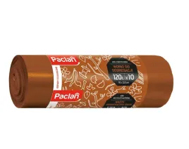 paclan-worki-120l-brazowe-bioodpady-kuchenne-i-ogrodowe-10-sztuk