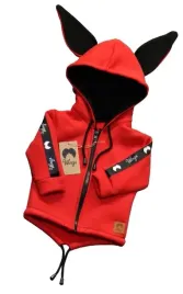 bluza-parka-krolik-czerwona-z-lampasem-rozmiar-98