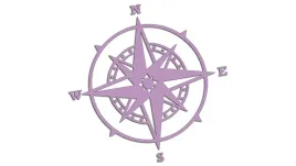 wycinana-naklejka-roza-wiatrow-6-liliowa-j-and-a
