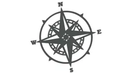 wycinana-naklejka-roza-wiatrow-6-grafitowa-j-and-a
