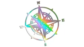 wycinana-naklejka-roza-wiatrow-6-holograficzna-j-and-a