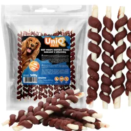 zawijasy-z-wolowina-przysmak-dla-psa-smaczki-uniq-pets-500g