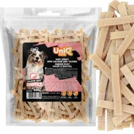 miekkie-paski-z-lososiem-z-tauryna-przysmak-dla-psa-smaczki-uniq-pets-500g