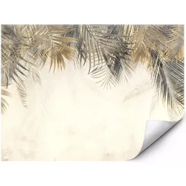 samoprzylepna-fototapeta-zlote-liscie-palmowe-glamour-boho-bez-200x140-cm