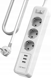 jsver-listwa-zasilajaca-3x230v-3xusb-3m-3680w-16a-z-ochrona-biala