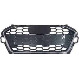 audi-a4-b9-2019-atrapa-chlodnicy-przednia-grill-kratka-szara-chrom-s-line