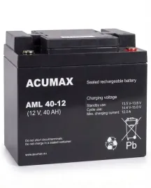 akumulator-bateria-agm-bezobslugowy-acumax-aml-40ah-12v-aml40-12-aml40-ups
