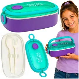sniadaniowka-szkolna-astra-900ml-lunchbox-aqua-pure-ze-sztuccami-fioletowy